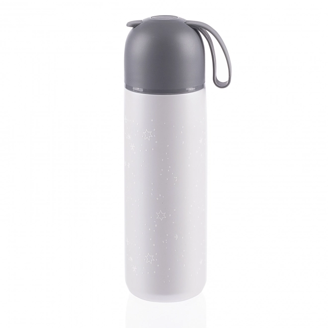 Termos per bevande con impugnatura in silicone 400 ml, Stars