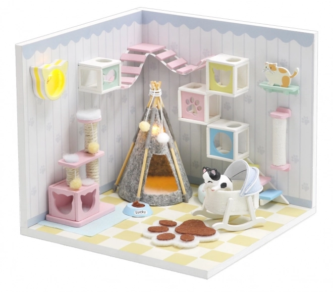 Miniatura casa Mondo del Gatto Miao