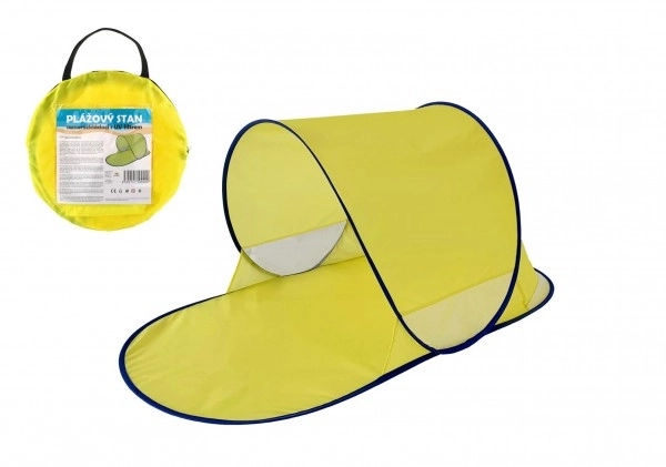 Tenda da spiaggia auto montante con filtro UV – Giallo