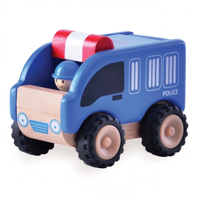 Miniauto della Polizia in Legno Wonderworld