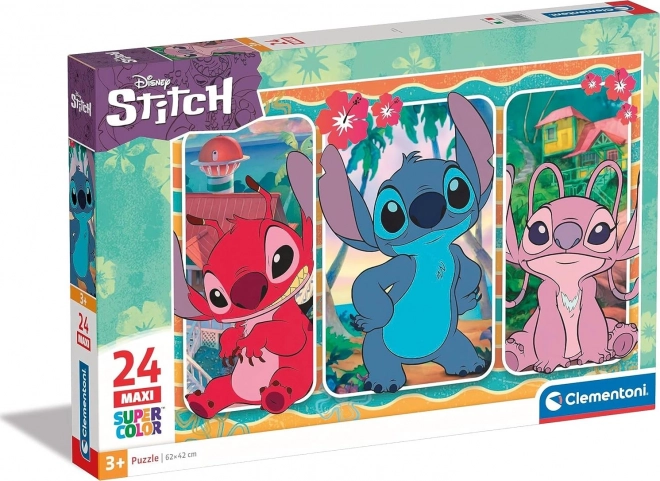 Puzzle Maxi 24 Pezzi - Stitch