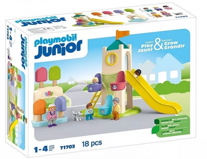 Set con figure Junior Torre delle Avventure e Chiosco di Gelati