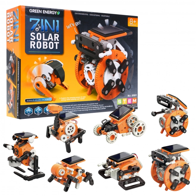 Set di Robot Solari 7 in 1 per Bambini 8+