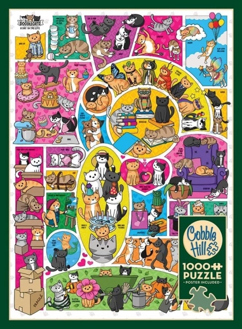 Puzzle Doodlecats 1000 pezzi