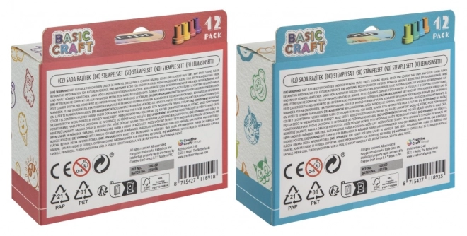 Timbri Allegri Basic Craft auto-inchiostranti 12 pezzi