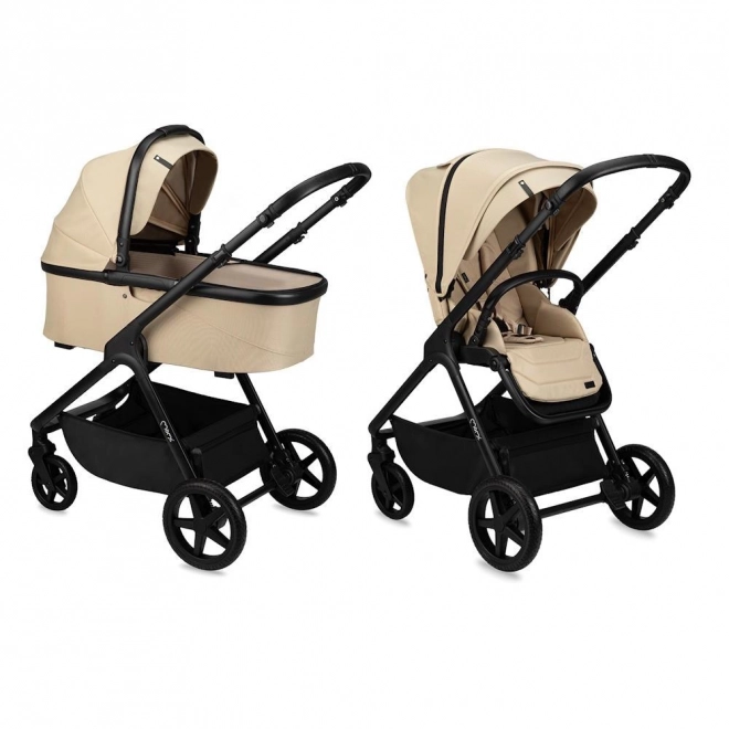 Passeggino combinato 2 in 1 MoMi Giselle beige 2024