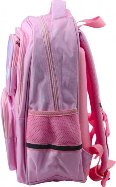 Zaino scolastico rosa 20L con unicorno e cintura toracica