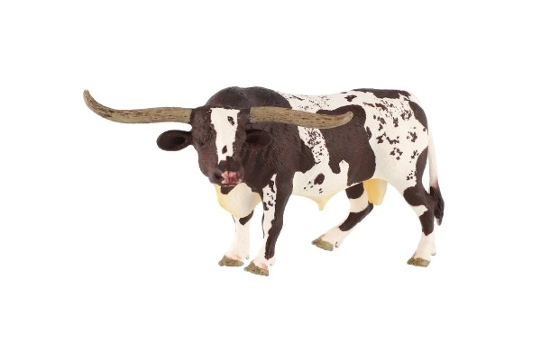 Bovino longhorn del Texas in plastica 15cm