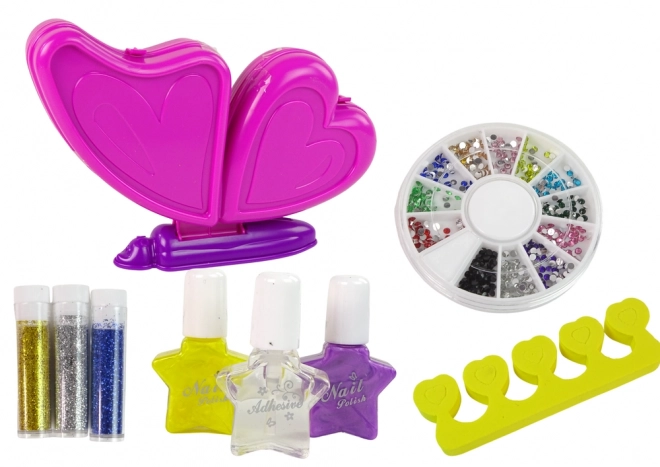 Set Bellezza per Nail Art Farfalla