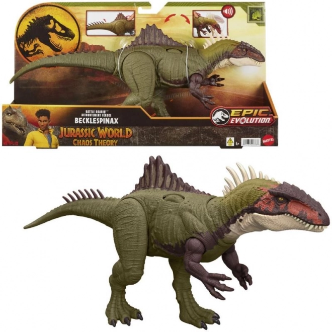 Dinosauro combattivo Becklespinax con suoni