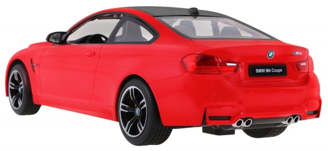 Auto telecomandato BMW M4 Coupé bianco in scala 1:14 di Rastar – Rosso