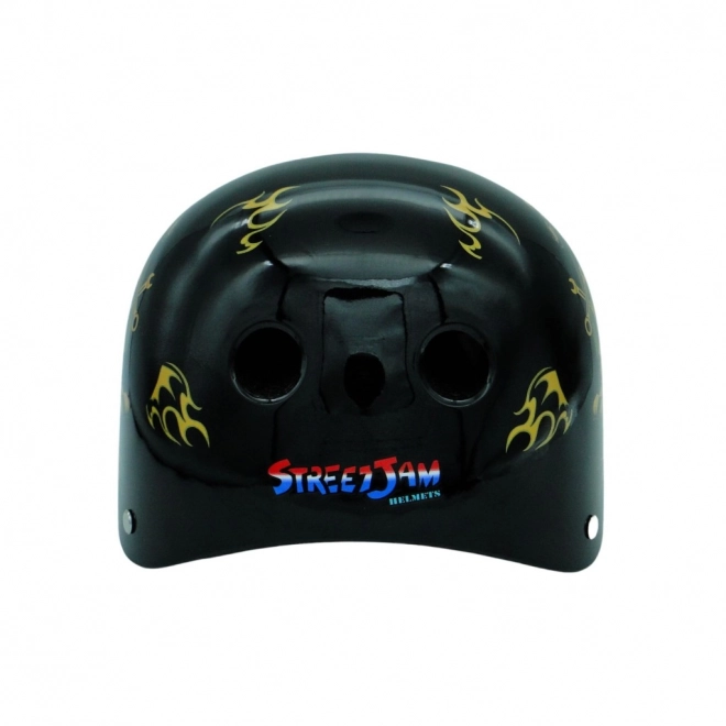 Casco nero-oro