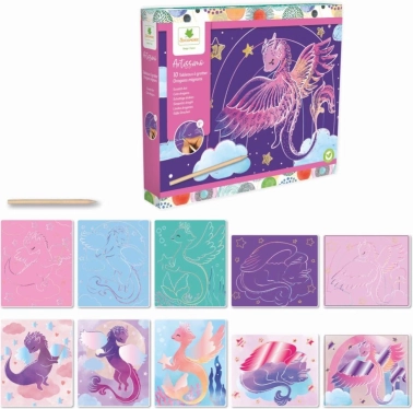 artissimo set da graffiare draghetti