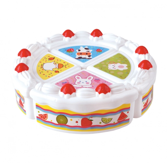 Torta di compleanno e frutta da tagliare di Woopie