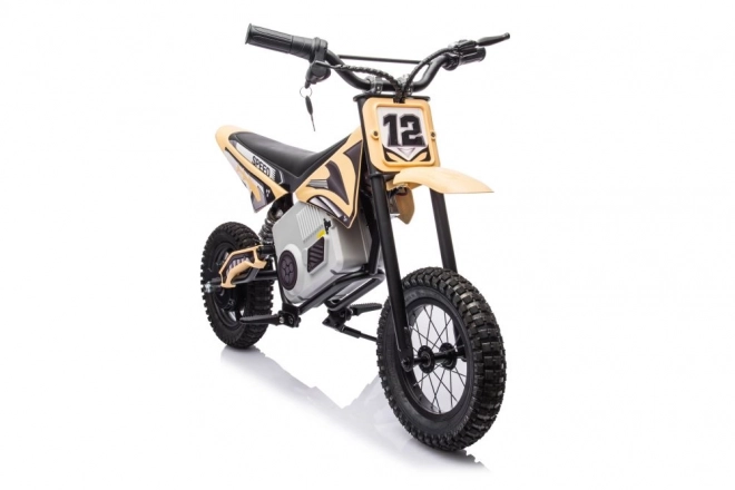 Moto cross elettrico khaki per bambini