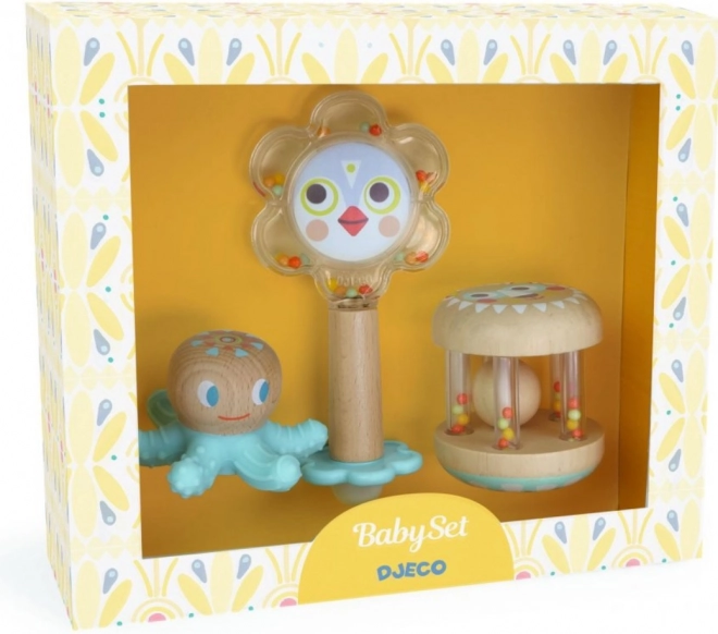 Massaggiagengive e sonaglio DJECO Baby White