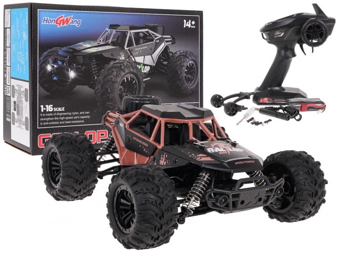 Auto telecomandata crawler rosso GALLOP