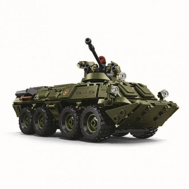 Sluban modello Mattoncini carro armato BTR-80AS