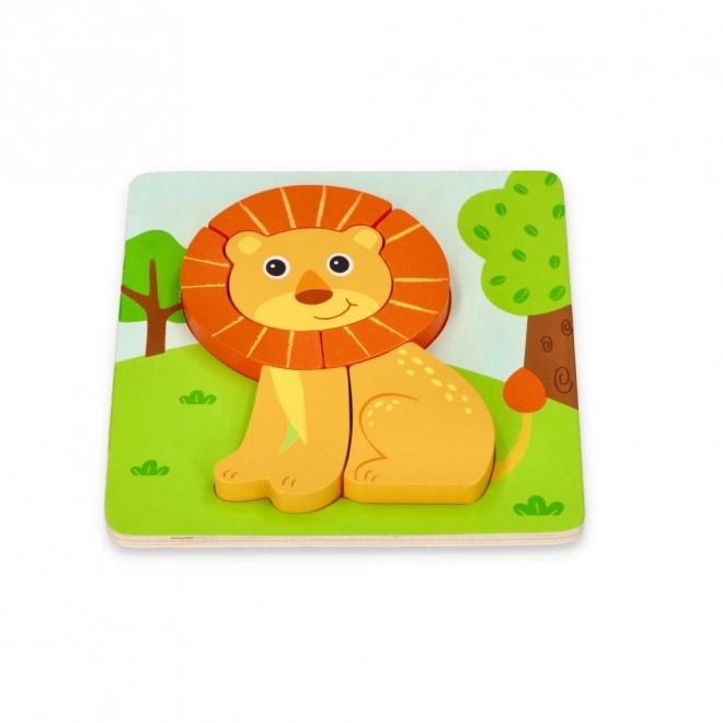 Set di quattro puzzle con animali