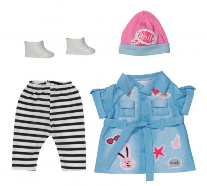 Vestitino Deluxe in denim per bambola BABY born 43 cm