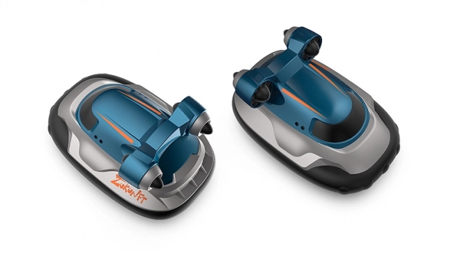 Hovercraft telecomandato blu