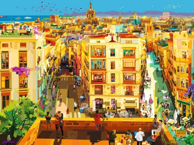 Puzzle Ravensburger Dining a Valencia 1500 pezzi