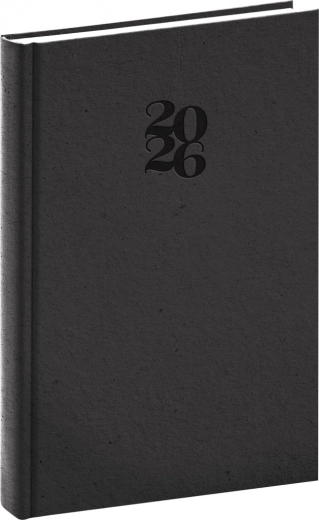 Agenda giornaliera Notique Essenza 2026, caffè, 15 x 21 cm