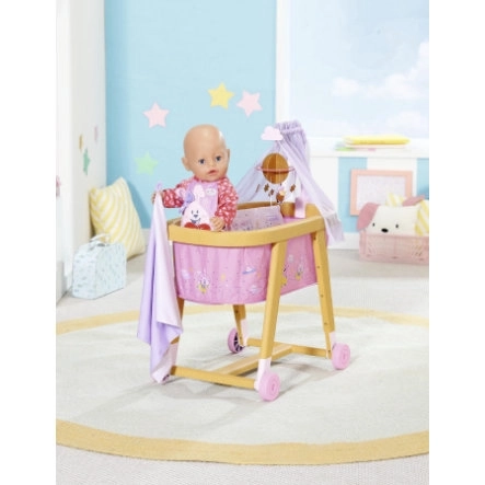 Lettino con ruote per bambola BABY born
