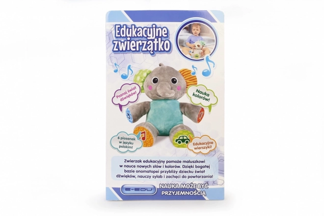 Elefante di peluche interattivo