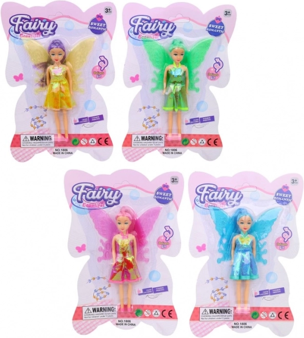 Bambola Fata 15,5 cm in 4 Colori