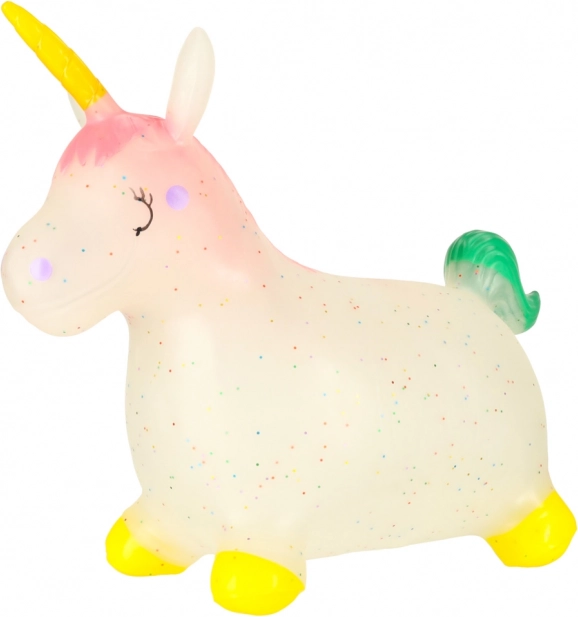 Giocattolo Saltellante per Bambini con Pompa - Unicorno di Gomma