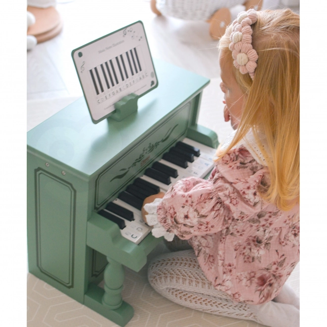 Pianoforte Vintage Classic World con libro educativo