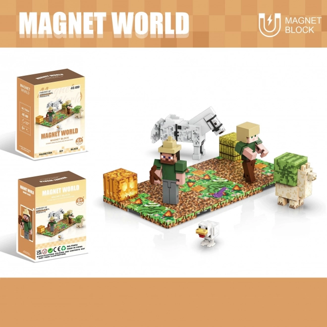 Set di costruzione Magnet World Buon raccolto