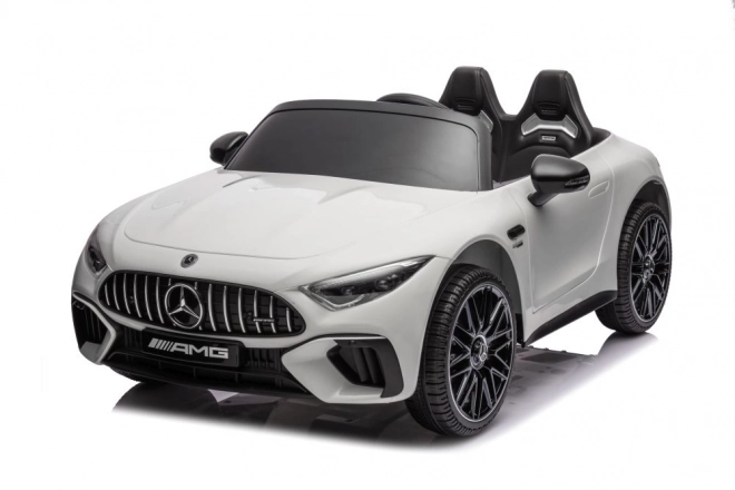 Auto elettrica per bambini Mercedes AMG SL63 bianco