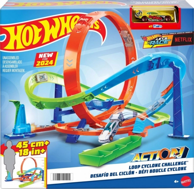 Pista da Corsa Hot Wheels Estrema Hyper Loop