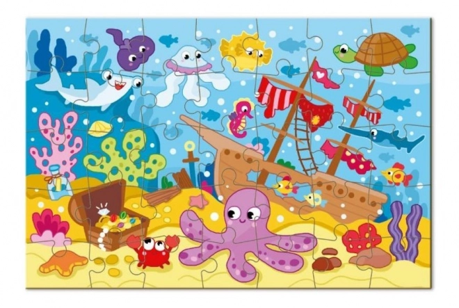 Puzzle Vita Marina 35 Pezzi