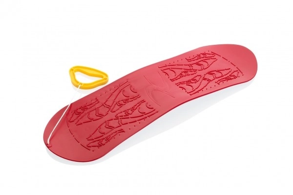 Snowboard plast rosso 70 cm per bambini