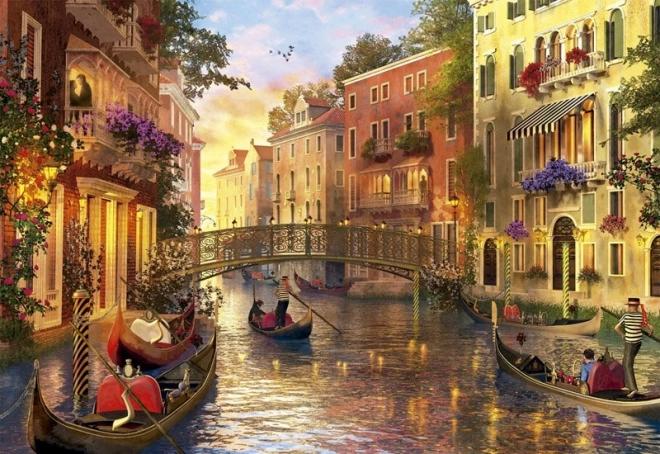 Puzzle Venezia al tramonto 1500 pezzi