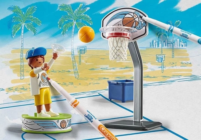 Set Playmobil Colore Skater con Palla da Basket