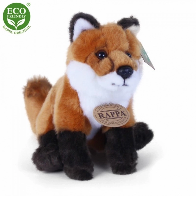 Volpe di peluche seduta eco-friendly 18 cm