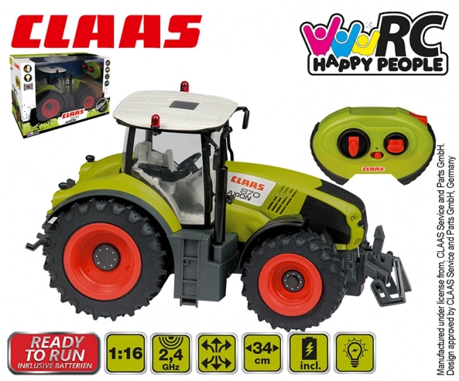 Happy People Trattore Claas Axion 870 RC