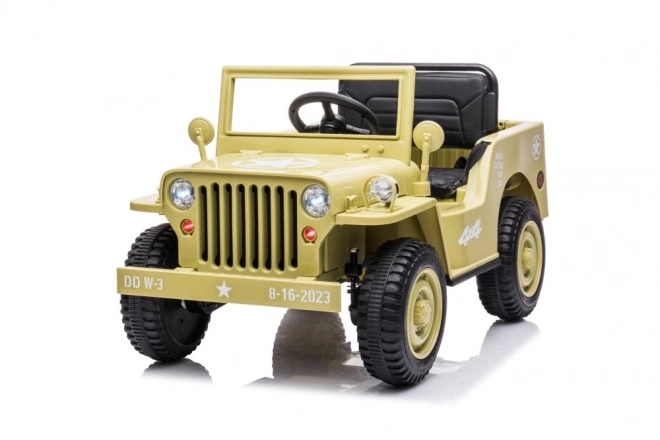 Auto elettrico per bambini 4x4 Khaki