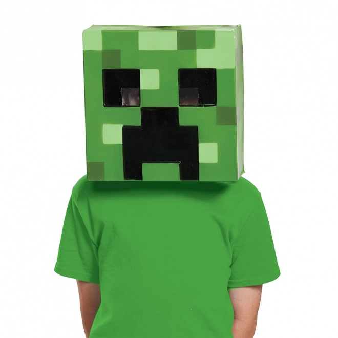 maschera Minecraft creeper per bambini