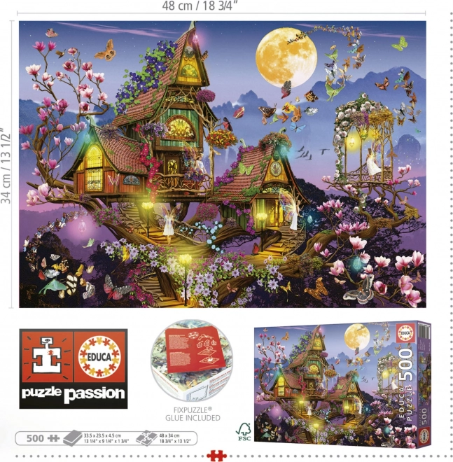 Puzzle Casa delle Fate 500 Pezzi