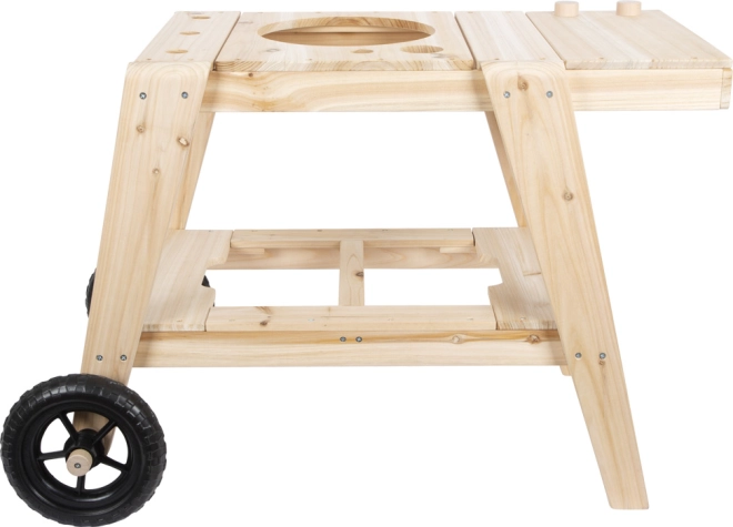 Struttura mobile con ruote