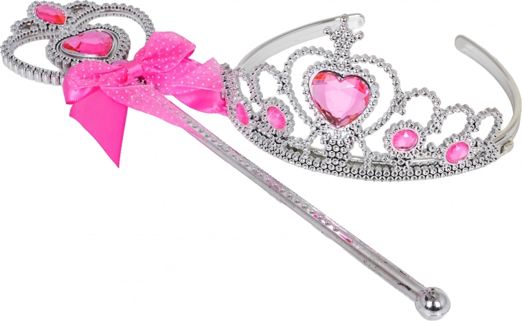 Corona e bacchetta magica per una trasformazione perfetta