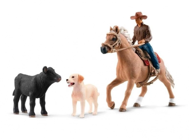 Set di figure Cowboy Schleich Farm World