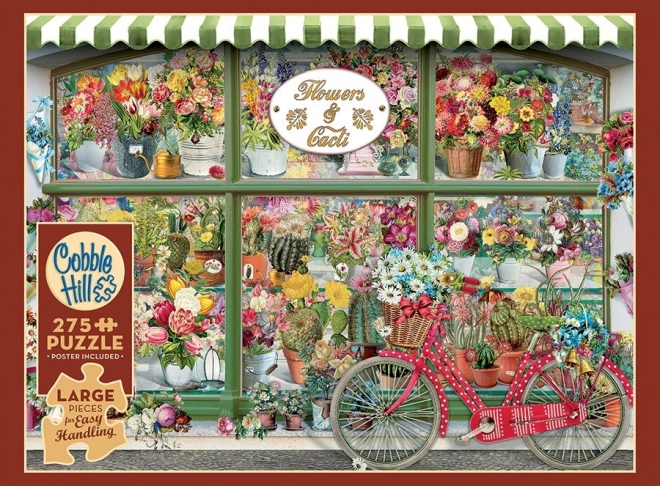 Puzzle COBBLE HILL negozio di fiori e cactus XL 275 pezzi