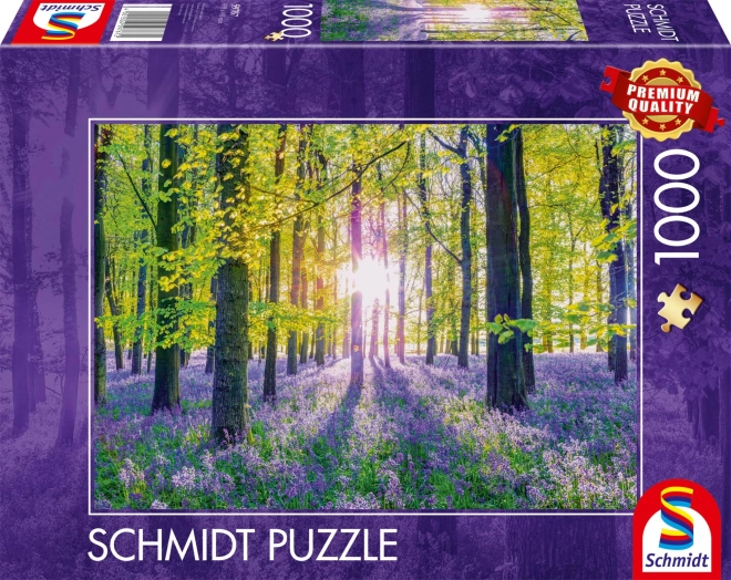 Puzzle campanule blu nel bosco di SCHMIDT - 1000 pezzi