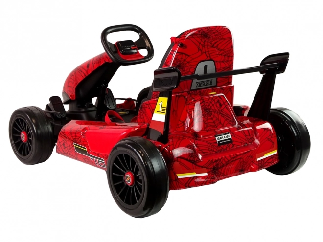 Gokart Spider rosso con vernice